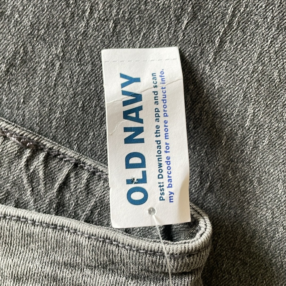 OLD NAVY Jeans Gray VINTAGE SLIM High Rise Secret Smooth Pockets Stretchy NWT 18 - Picture 9 of 12